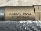 FREE SAFARI, FIERCE FIREARMS CARBON RIVAL 28 NOSLER RIFLE CARBON MIDNIGHT - LAYAWAY AVAILABLE - 16 of 20