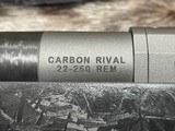 JDO EXCLUSIVE FIERCE CARBON RIVAL 22-250 REM 24 CHOPPED CARBON, FREE SAFARI - LAYAWAY AVAILABLE - 17 of 21