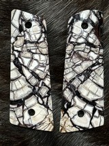 NEW NIGHTHAWK CUSTOM 1911 GOV'T CROSS-CUT WOOLLY MAMMOTH IVORY GRIPS - 1 of 3