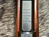 FREE SAFARI, NEW JOHN RIGBY BIG GAME DSB 416 RIGBY MAUSER ACTION GRADE 5 WOOD - LAYAWAY AVAILABLE - 13 of 25