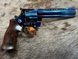 NEW KORTH CLASSIC HIGH GLOSS BLUE 44 REM BEAUTIFUL WOOD GRIPS, WOOD CASE - LAYAWAY AVAILABLE - 1 of 21