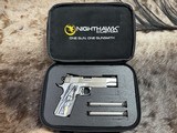 NEW NIGHTHAWK CUSTOM FALCON GOV'T 1911 10MM W/ MATCHING MAMMOTH IVORY KNIFE - LAYAWAY AVAILABLE - 2 of 25