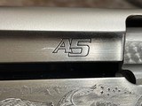 NEW BROWNING A5 ULTIMATE MAPLE ENGRAVED NICKEL 12GA 3