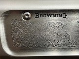 NEW BROWNING A5 ULTIMATE MAPLE ENGRAVED NICKEL 12GA 3