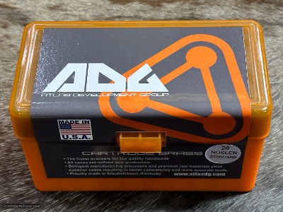 NEW ADG UNPRIMED 28 NOSLER BRASS BOX OF 50 ATLAS DEVELOPMENT GROUP 28NOS1-0RB