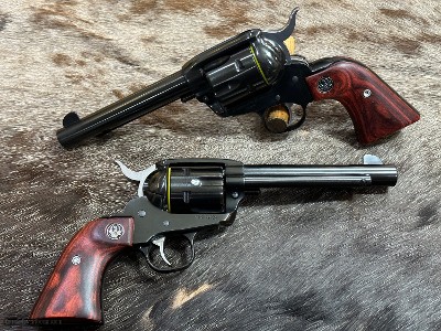 NEW PAIR CONSECUTIVE SERIAL NUMBERS RUGER VAQUERO 45 COLT 5.5 BLUED 5101 - LAYAWAY AVAILABLE