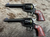NEW PAIR CONSECUTIVE SERIAL NUMBERS RUGER VAQUERO 45 COLT 5.5 BLUED 5101
LAYAWAY AVAILABLE