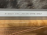 FREE SAFARI, NEW BROWNING X-BOLT WHITE GOLD MEDALLION MAPLE 30-06 SPFLD 22