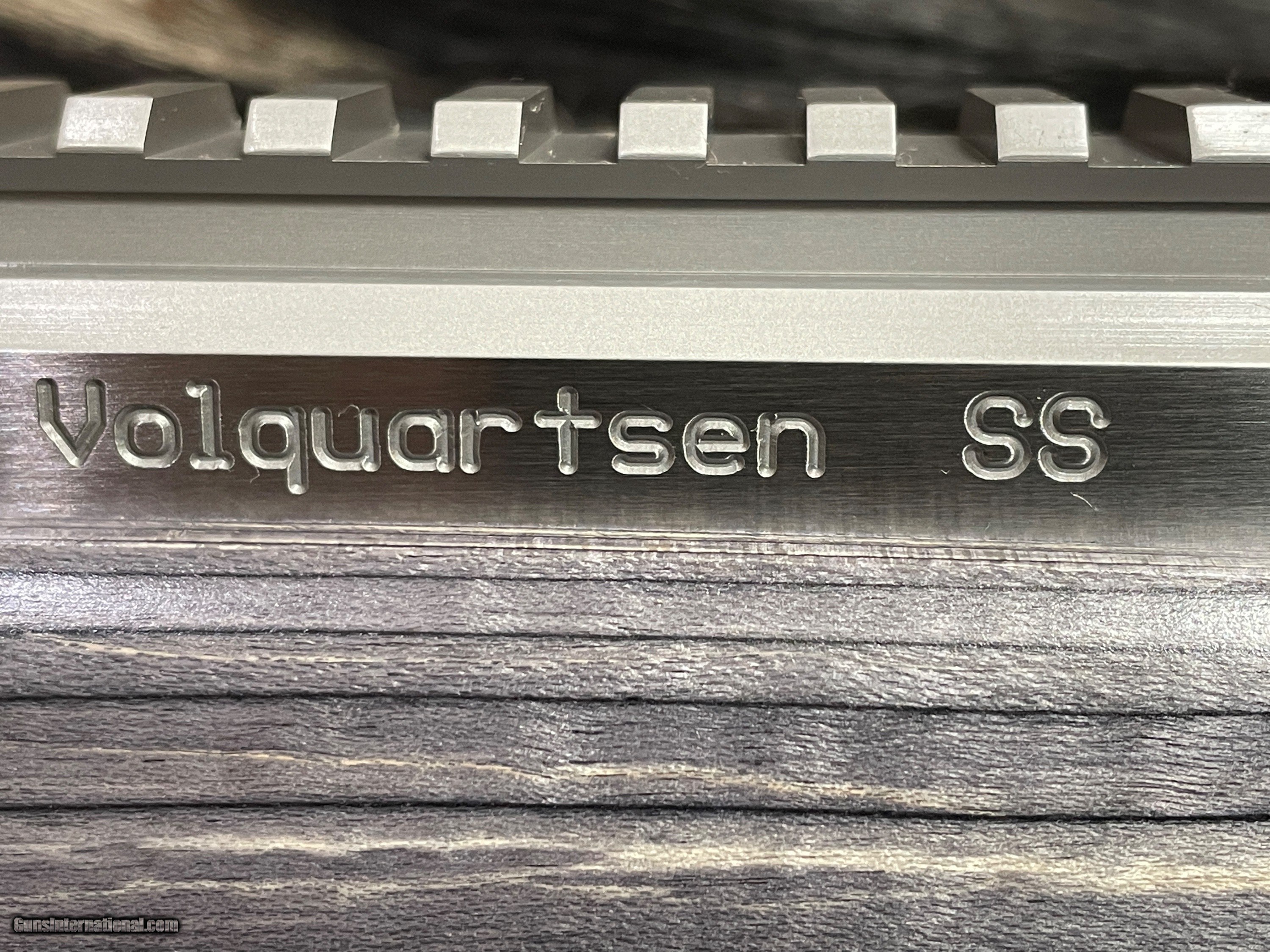 NEW VOLQUARTSEN CUSTOM CLASSIC 17 HMR RIFLE, GRAY LAMINATED SPORTER ...