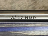 NEW VOLQUARTSEN IF-5 17 HMR RIFLE, BLUE LAMINATE THUMBHOLE SILHOUETTE STK VCF-HMR-BL-TH - 14 of 16
