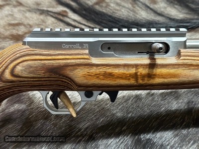 NEW VOLQUARTSEN CUSTOM CLASSIC 22 WMR RIFLE, BROWN LAMINATED SPORTER STOCK VCC-WMR-B