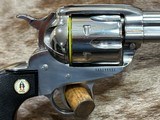 NEW RUGER SASS VAQUERO STAINLESS 357 MAG 4.62