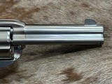 NEW RUGER SASS VAQUERO STAINLESS 357 MAG 4.62