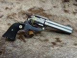 NEW RUGER SASS VAQUERO STAINLESS 357 MAG 4.62