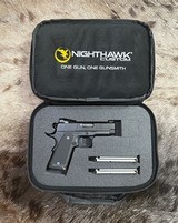 NEW NIGHTHAWK CUSTOM COUNSELOR OFFICER 1911 9MM W/ MANY UPGRADES - LAYAWAY AVAILABLE - 18 of 20