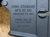 NIB HIGH STANDARD MANUFACTURING HSA-15 FLATTOP CARBINE 5.56 M4 CAR-15 - 8 of 17