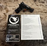 NEW NIGHTHAWK CUSTOM KESTREL COMMANDER 1911 45 ACP, SMOKED NITRIDE FINISH - LAYAWAY AVAILABLE - 13 of 16