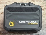 NEW NIGHTHAWK CUSTOM DELEGATE COMMANDER 1911 45 ACP W/ UPGRADES - LAYAWAY AVAILABLE - 16 of 17