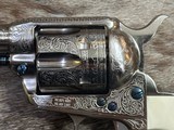 NEW PAIR CONSECUTIVE SERIAL NO. 1873 CATTLEMAN 45 COLT NICKEL, TEDDY ROOSEVELT, IVORY GRIP, ENGRAVED 550480 - LAYAWAY AVAILABLE - 13 of 20