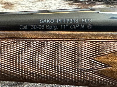 FREE SAFARI, NEW SAKO CUSTOM SHOP HIGH GRADE WOOD 85 M PRESTIGE 30-06 SPLFD - LAYAWAY AVAILABLE - Image 14 of 18