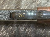 NEW BROWNING BL-22 GRADE II 22LR NICKEL ENGRAVED, WALNUT, 20