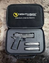 NEW NIGHTHAWK CUSTOM DELEGATE COMMANDER DOUBLE STACK 1911 9mm W/ UPGRADES - LAYAWAY AVAILABLE - 4 of 24