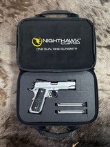 NEW NIGHTHAWK CUSTOM T3 GOVERNMENT 9MM 1911 W/ MANY UPGRADES - 2 of 23