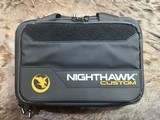 NEW NIGHTHAWK CUSTOM T3 GOVERNMENT 9MM 1911 W/ MANY UPGRADES - 22 of 23