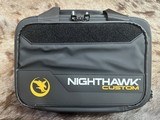 NEW NIGHTHAWK CUSTOM FIRE HAWK GOV'T 45 ACP 1911 W/ IOS AND OTHER UPGRADES - LAYAWAY AVAILABLE - 24 of 25