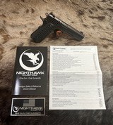 NEW NIGHTHAWK CUSTOM FIRE HAWK GOV'T 45 ACP 1911 W/ IOS AND OTHER UPGRADES - LAYAWAY AVAILABLE - 21 of 25