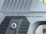 NEW NIGHTHAWK CUSTOM AGENT 2 GOV'T RECON 1911 45 ACP W/ UPGRADES - LAYAWAY AVAILABLE - 8 of 25