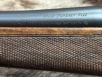 FREE SAFARI, NEW SAKO CUSTOM SHOP 85 BAVARIAN 7MM REM MAG COLLECTOR GRADE STOCK - LAYAWAY AVAILABLE - Image 13 of 19