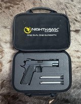 NEW NIGHTHAWK CUSTOM FIRE HAWK GOV'T 9mm 1911 W/ RECON RAIL OTHER UPGRADES - LAYAWAY AVAILABLE - 23 of 25