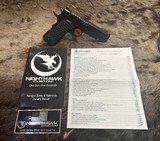 NEW NIGHTHAWK CUSTOM FIRE HAWK GOV'T 9mm 1911 W/ RECON RAIL OTHER UPGRADES - LAYAWAY AVAILABLE - 21 of 25