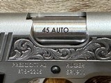 NEW RUGER SR1911 45 ACP LIMITED EDITION 75TH ANNIVERSARY ENGRAVED STAINLESS STEEL PISTOL - LAYAWAY AVAILABLE - 8 of 25