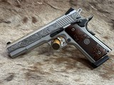 NEW RUGER SR1911 45 ACP LIMITED EDITION 75TH ANNIVERSARY ENGRAVED STAINLESS STEEL PISTOL - LAYAWAY AVAILABLE - 10 of 25