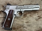 NEW RUGER SR1911 45 ACP LIMITED EDITION 75TH ANNIVERSARY ENGRAVED STAINLESS STEEL PISTOL - LAYAWAY AVAILABLE - 2 of 25
