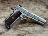 NEW RUGER SR1911 45 ACP LIMITED EDITION 75TH ANNIVERSARY ENGRAVED STAINLESS STEEL PISTOL - LAYAWAY AVAILABLE - 1 of 25