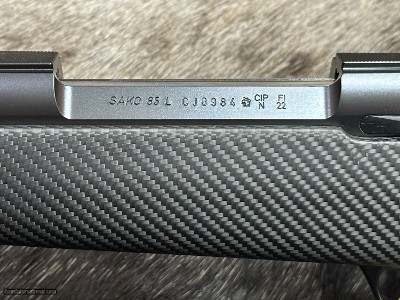 FREE SAFARI, NEW SAKO OF FINLAND 85 CARBON WOLF 7MM REM MAG 24