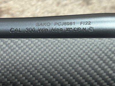 FREE SAFARI, NEW SAKO OF FINLAND 85 CARBON WOLF 300 WINCHESTER MAGNUM 24
