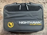 NEW NIGHTHAWK CUSTOM T3 OFFICER 1911 9MM W/ UPGRADES - LAYAWAY AVAILABLE - 24 of 25