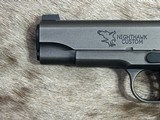NEW NIGHTHAWK CUSTOM T3 OFFICER 1911 9MM W/ UPGRADES - LAYAWAY AVAILABLE - 13 of 25