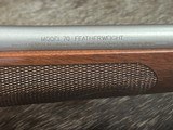 FREE SAFARI, NEW WINCHESTER MODEL 70 STAINLESS STEEL FEATHERWEIGHT 270 WSM 24
