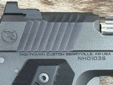 NEW NIGHTHAWK CUSTOM AGENT 2 GOVERNMENT RECON 1911 PISTOL - LAYAWAY AVAILABLE - 8 of 24
