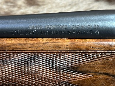 FREE SAFARI, NEW SAKO CUSTOM SHOP 85 BAVARIAN 243 WINCHESTER, COLLECTOR GRADE - LAYAWAY AVAILABLE - Image 14 of 22