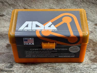 NEW ADG UNPRIMED 7mm REM MAG BRASS BOX OF 50 ATLAS DEVELOPMENT GROUP
