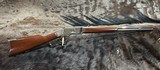 NEW UBERTI 1873 WINCHESTER NICKEL FINISH SPORTING RIFLE 357 MAGNUM 38 SPECIAL 20