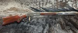 NEW UBERTI 1873 WINCHESTER NICKEL FINISH SPECIAL SPORTING RIFLE 357 MAGNUM 38 SPECIAL 20