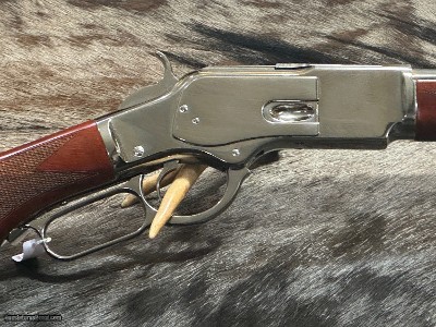 NEW UBERTI 1873 WINCHESTER NICKEL FINISH SPECIAL SPORTING RIFLE 357 MAGNUM 38 SPECIAL 20