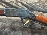 NEW UBERTI 1873 WINCHESTER SADDLE RING CARBINE, COLOR CASED 16